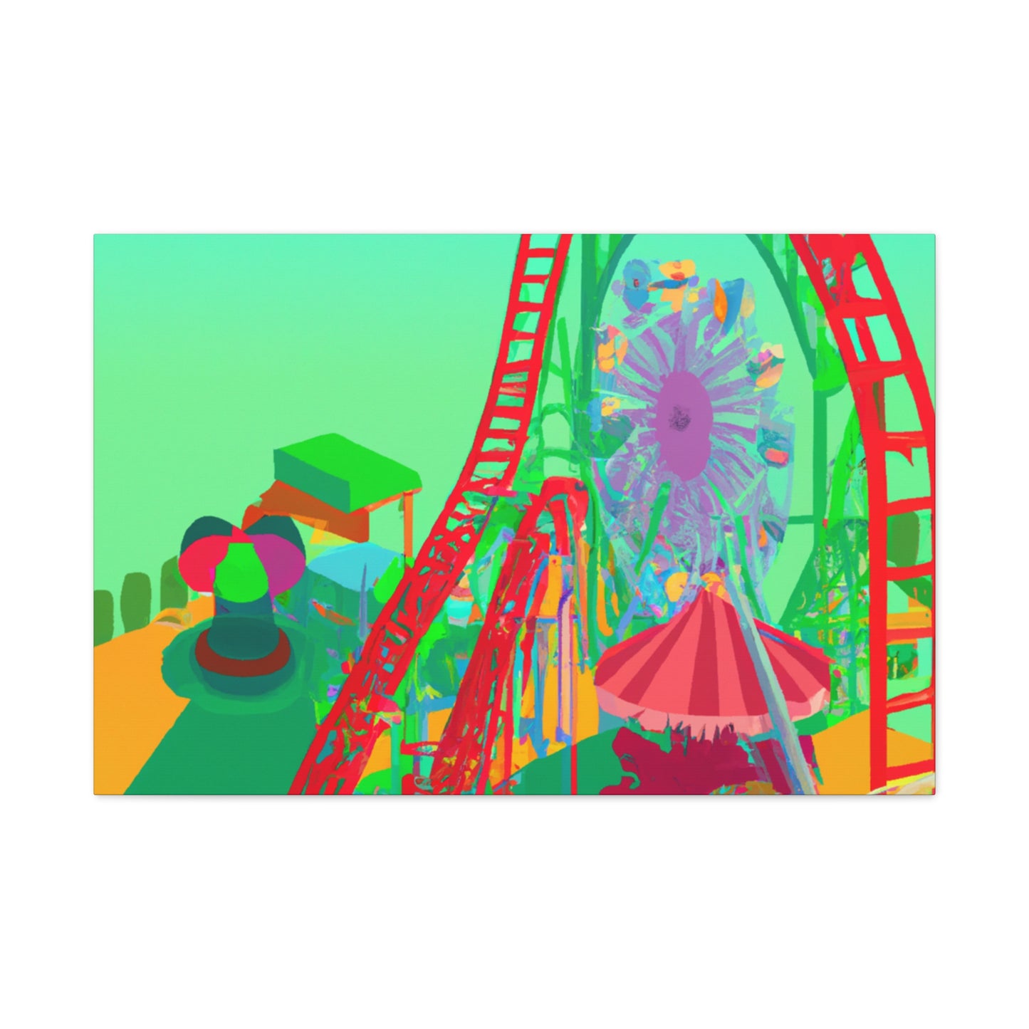 Wild Rockin' Rides - Amusement - Canvas