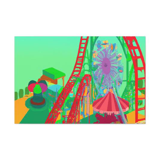 Wild Rockin' Rides - Amusement - Canvas