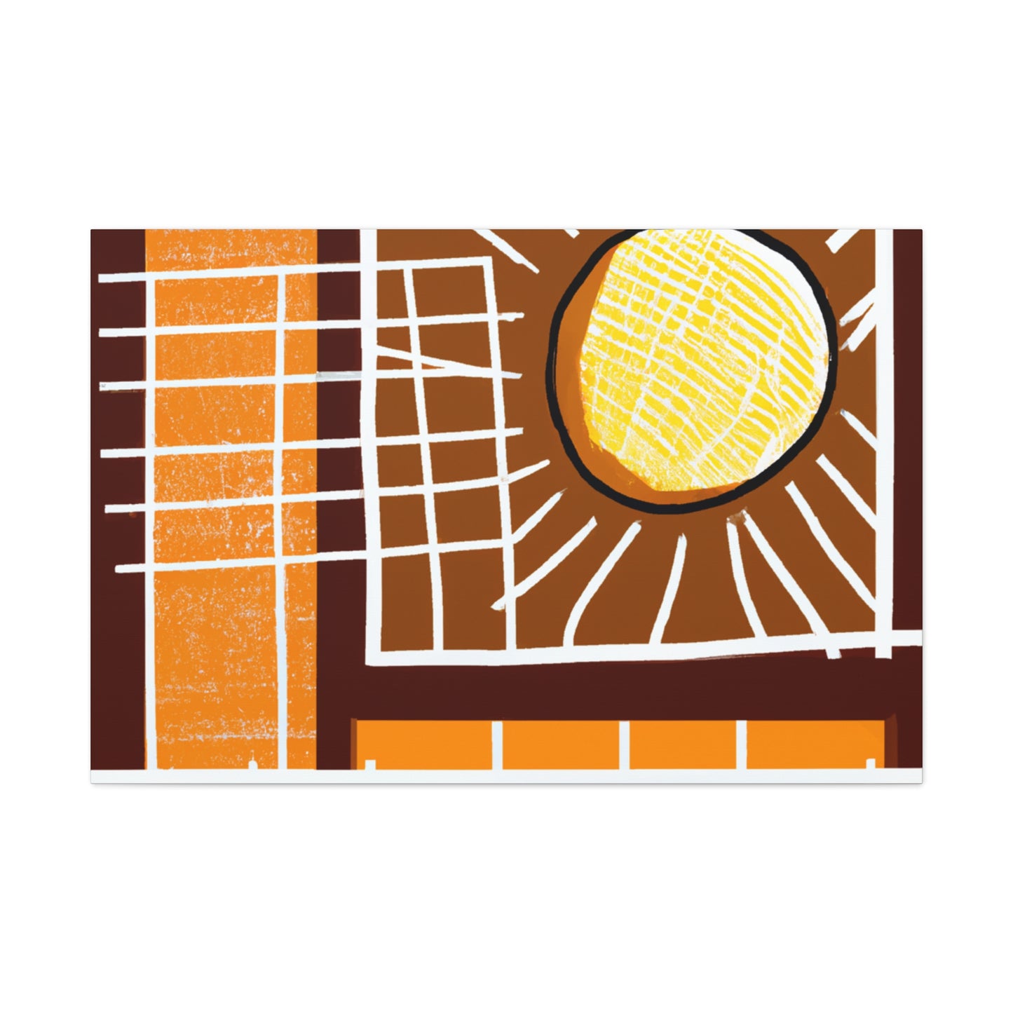 Pow!- Midcentury Canvas