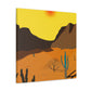 Sandsculpture Landscape - Canvas