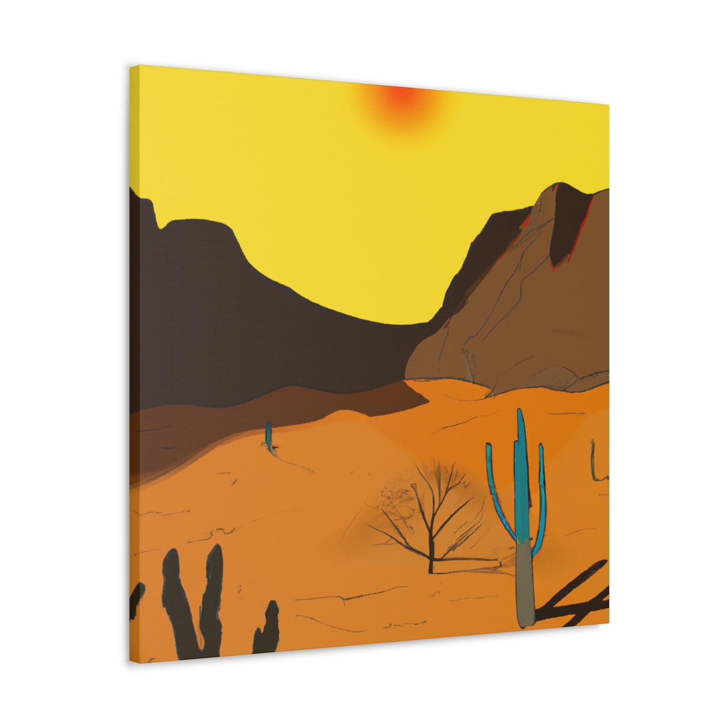 Sandsculpture Landscape - Canvas