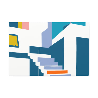 Vibrant Simplicity- Midcentury - Canvas
