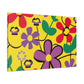 Flower Power Nap: Floral Canvas