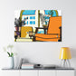 Zen Collage - Midcentury - Canvas