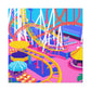 Crazy Town - Amusement - Canvas