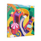 Cotton Candy Castle-Amusement - Canvas