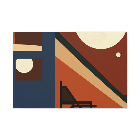 Atomic Wave - Midcentury - Canvas