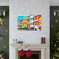 Jukebox Avenue - Pop Art Canvas