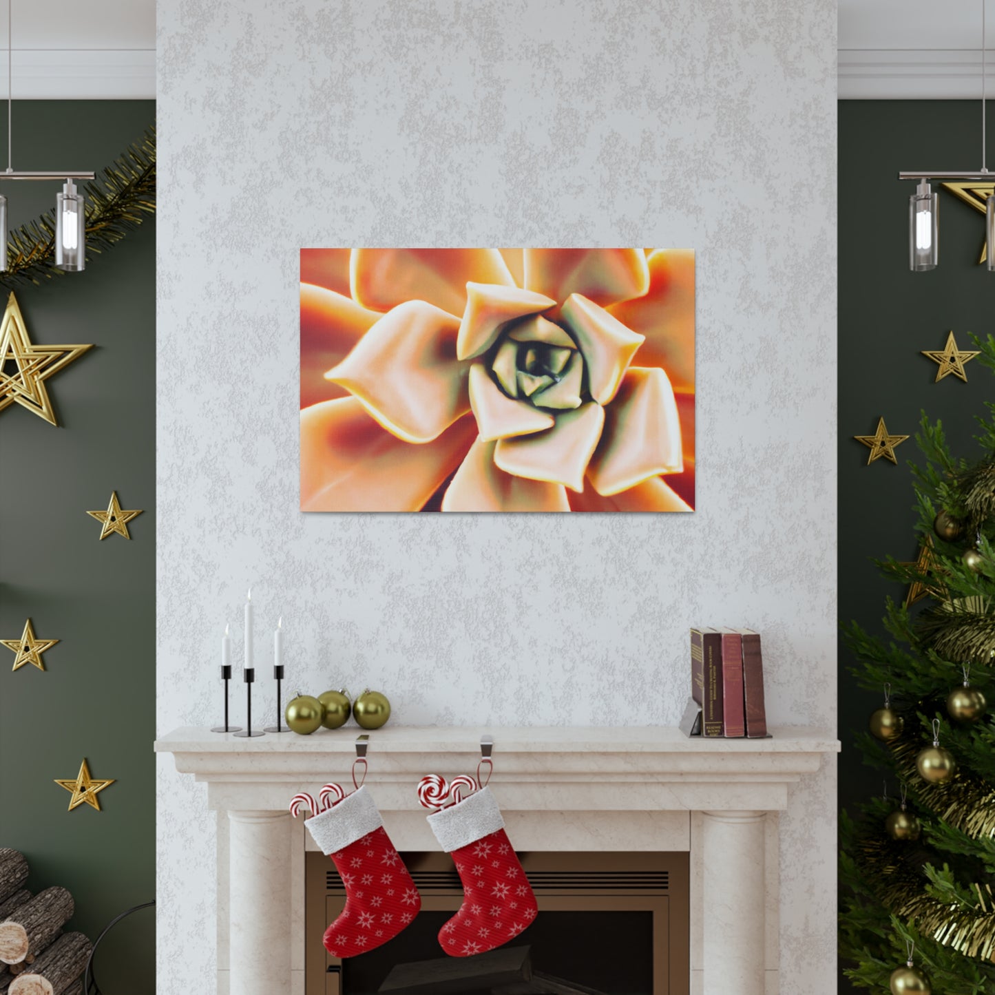 "Melon Symphony" - Canvas - Succulent
