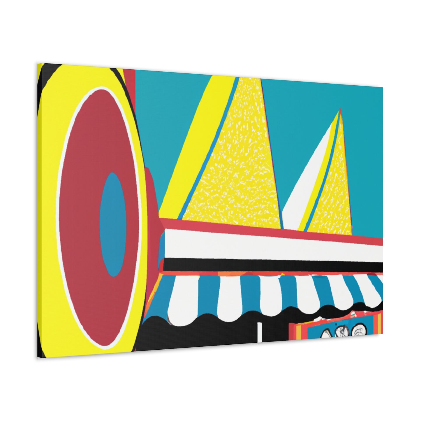 Sunshine Records - Canvas Pop Art