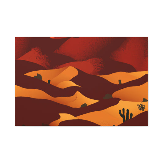 Retro Aesthetic - Vintage Contemporary - Desert - Canvas