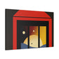 Blue Prints of Dreamers - Midcentury - Canvas