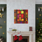 Happy Shimmer- Glass Canvas