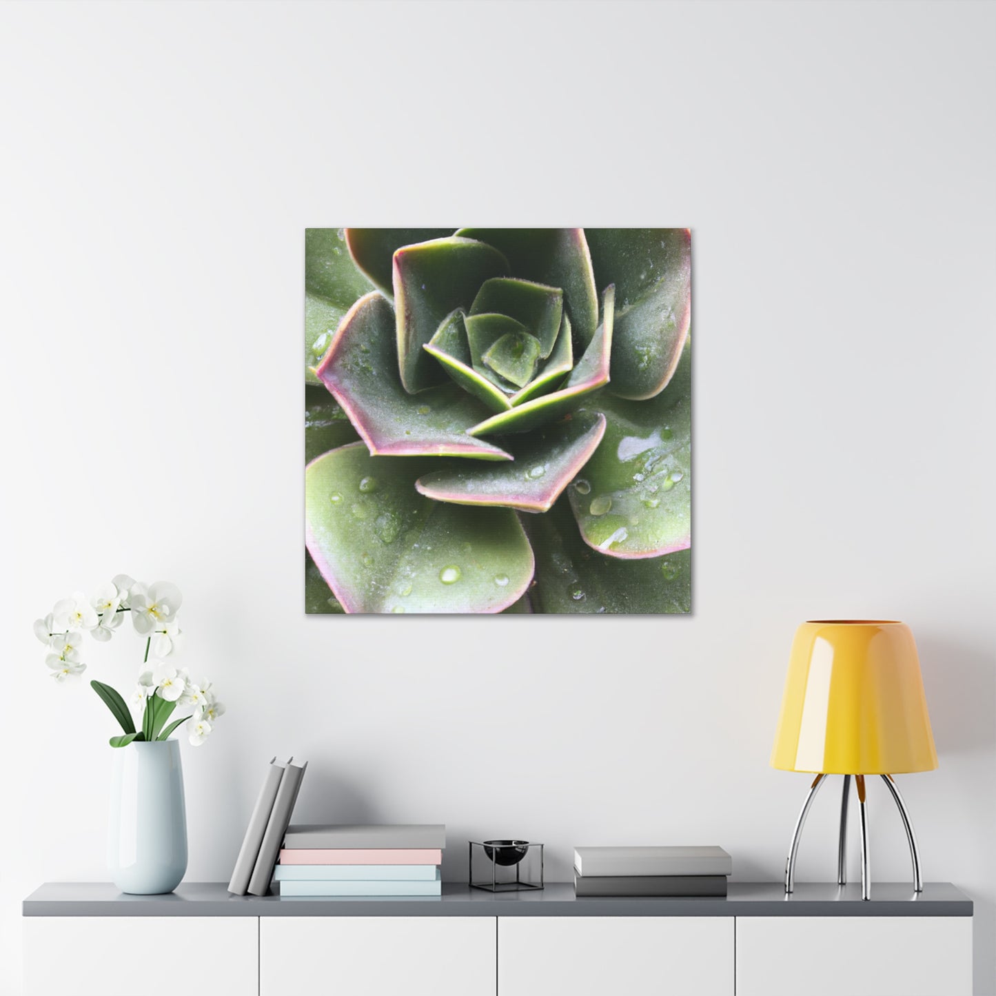 "Garden of Plenty." - Canvas - Succulent