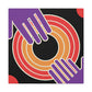 Cascading Charm - Midcentury - Canvas