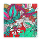 Mystery Blush - Floral - Canvas