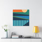 Streamy Pangolin. - Midcentury Canvas