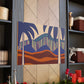 Vibey Tropics- Midcentury Canvas