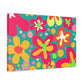 "The Garden of Blossom-filled Splendour" - Floral Canvas