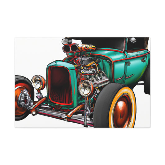 Vintage Vanguard - Automobile - Canvas