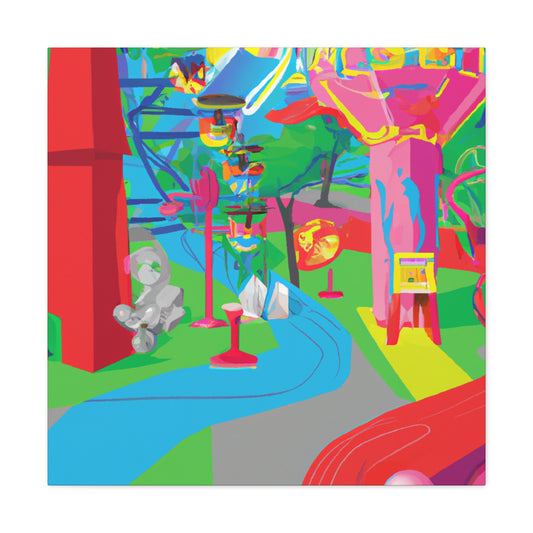 Tiki Time-Amusement - Canvas