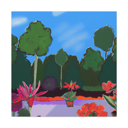Gardenia Paradise - Landscape - Canvas