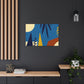 Blue Sky - Midcentury Canvas