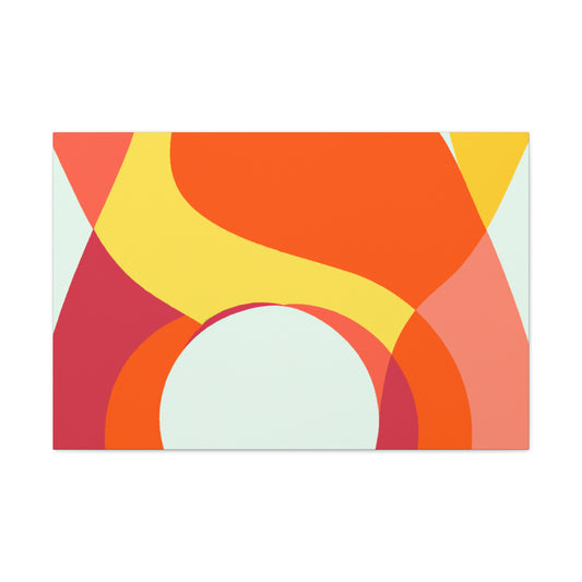 "Optical Illusions - Midcentury" - Canvas