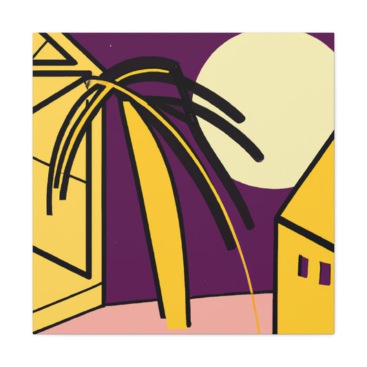 Mellow Mirage - Midcentury - Canvas