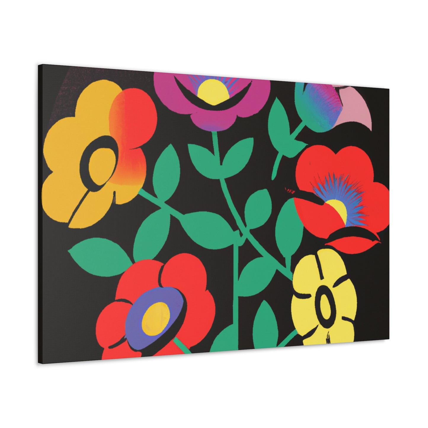 Frenzy Mammoth - Floral Canvas