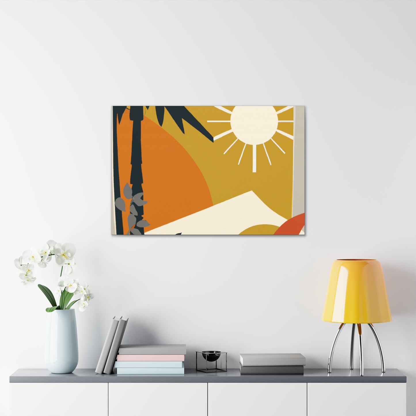 Twisted Balance- Midcentury - Canvas