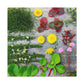 "Garden Glimmer" - Canvas - Floral