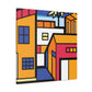 "Elegant Swirls - Midcentury" - Canvas