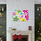 Flower Power Playtime: - Floral Canvas
