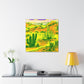Desert Glow-Landscape - Canvas