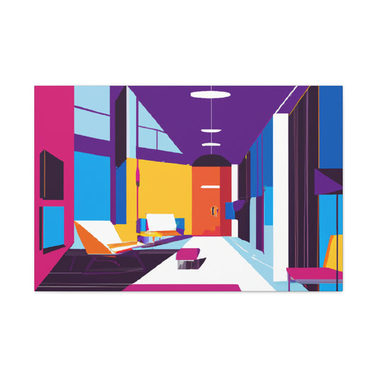 Atomic Radiance - Midcentury - Canvas