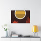 Gliding Shapes- Midcentury - Canvas
