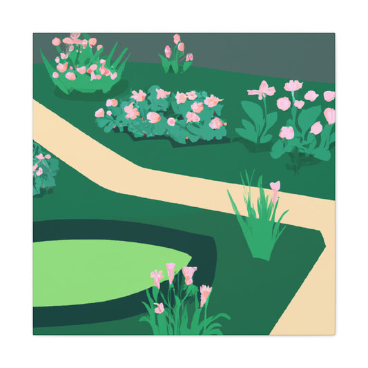 Garden Glitterlandscape - Canvas