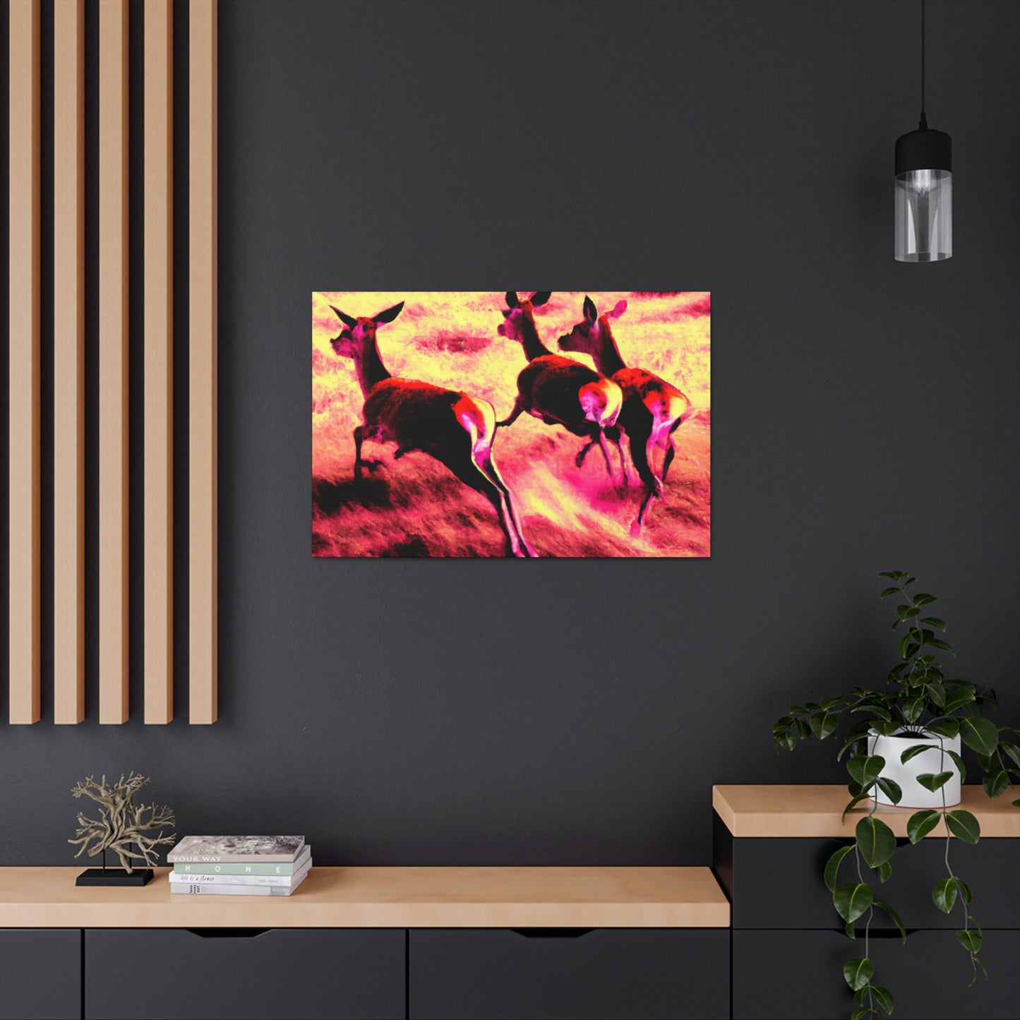 Prancing- Canvas - Wildlife