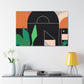 Ancestral Reflection - Midcentury - Canvas