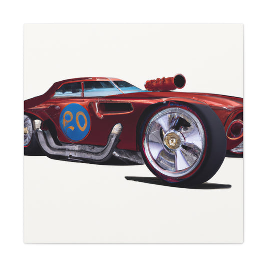Hot Rod Scorcher - Automobile - Canvas