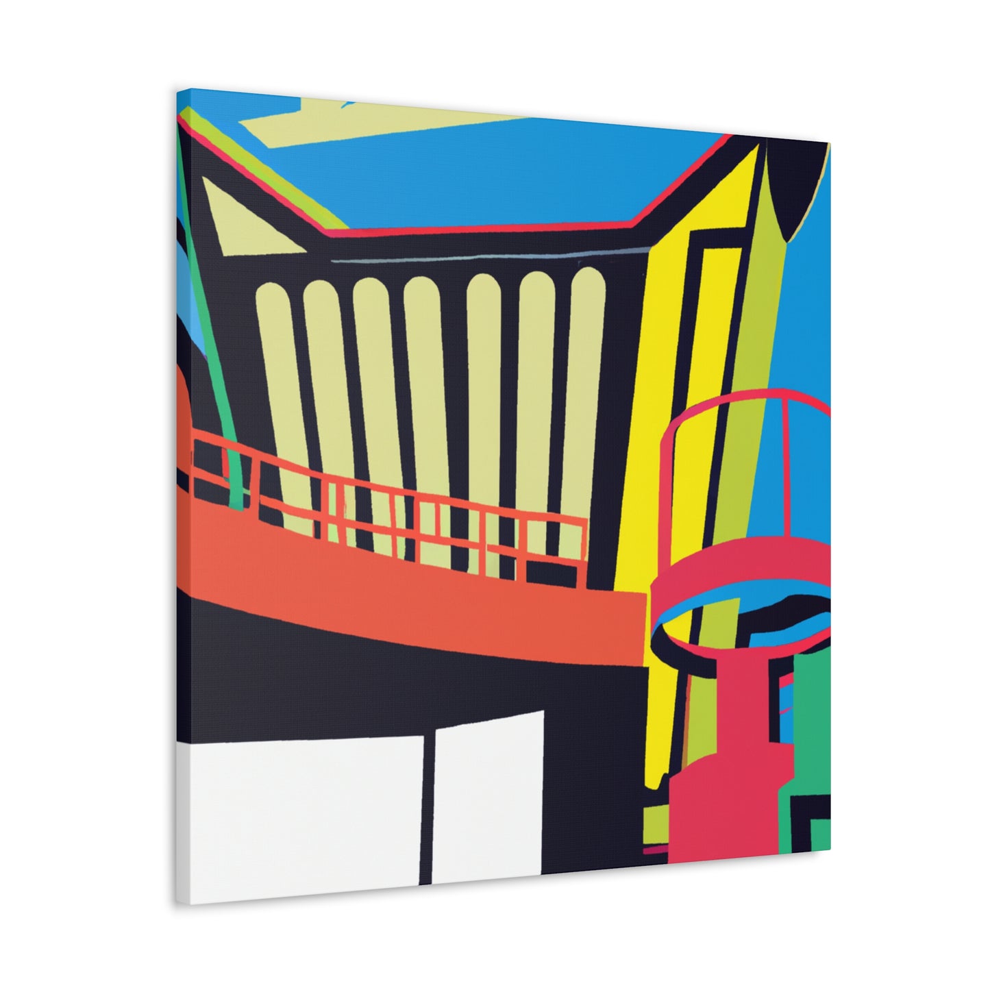 Bridge Balcony - Canvas Pop Art