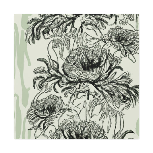 Passionate Petals - Floral - Canvas
