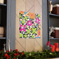 The Great Floral Quest: A Floral-Based Adventure Game.  Players go on a journey to collect the most beautiful flowers in the world. As they travel they'll discover hidden secrets, combat fierce opponents, and solve devious puzzles - Canvas