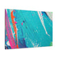 Aqua Lung- Abstract Canvas