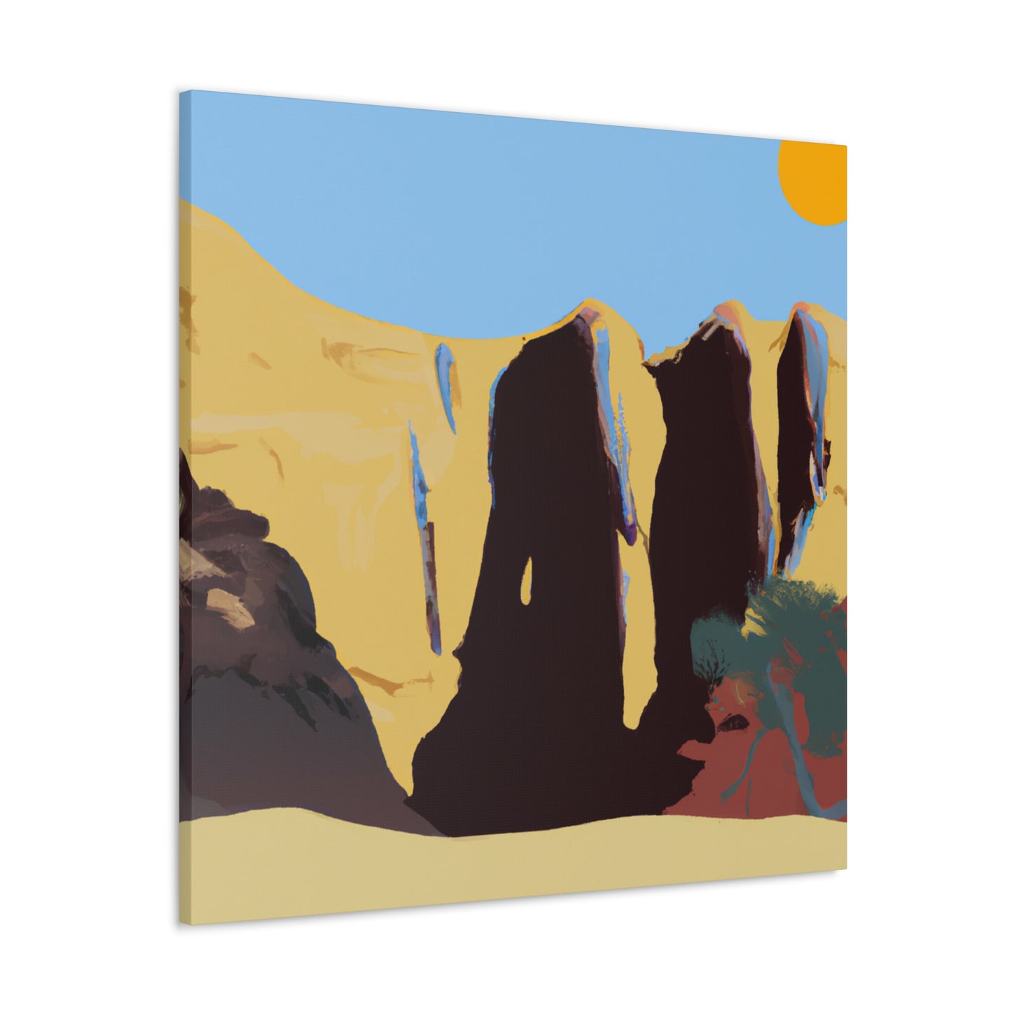Desert Starlight - Landscape - Canvas