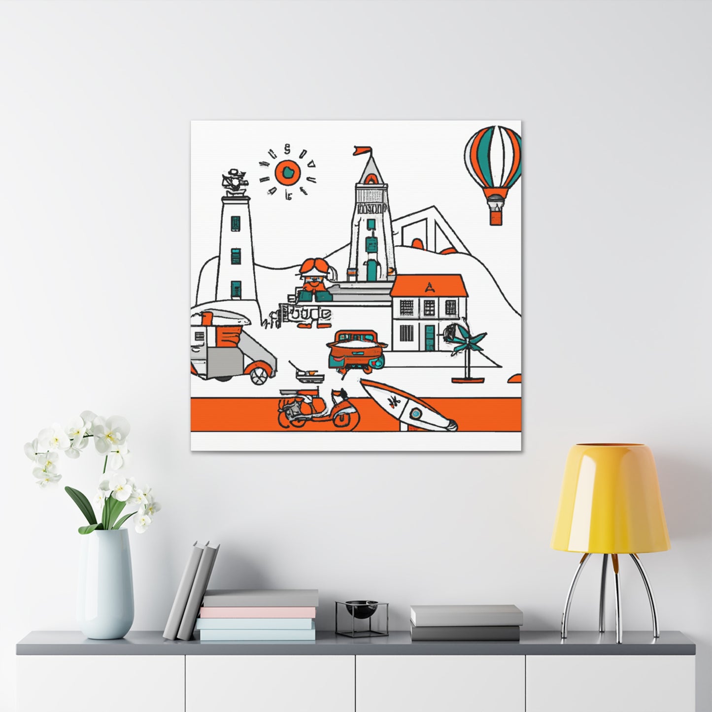Spectrum Shine - Minimalism - Canvas