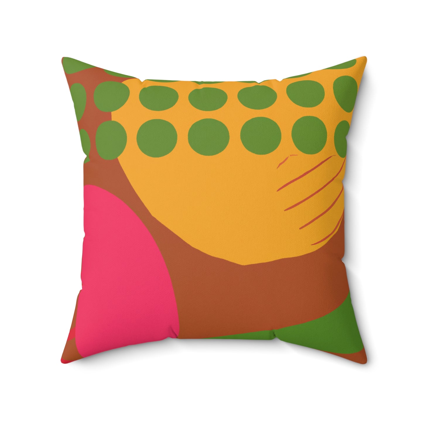 Spun Polyester Square Pillow