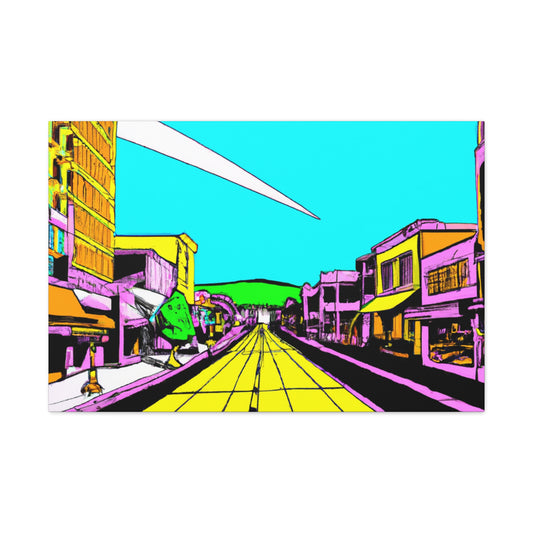 Sunset Blvd - Canvas Pop Art