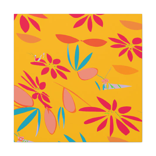 Orangelust - Floral - Canvas